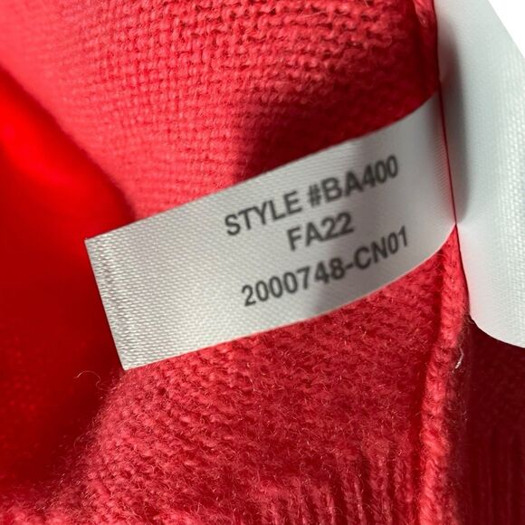 J Crew Sweater M Pink Cashmere Classic-fit Crewneck BA400 Neon Bright Soft New - Picture 7 of 10